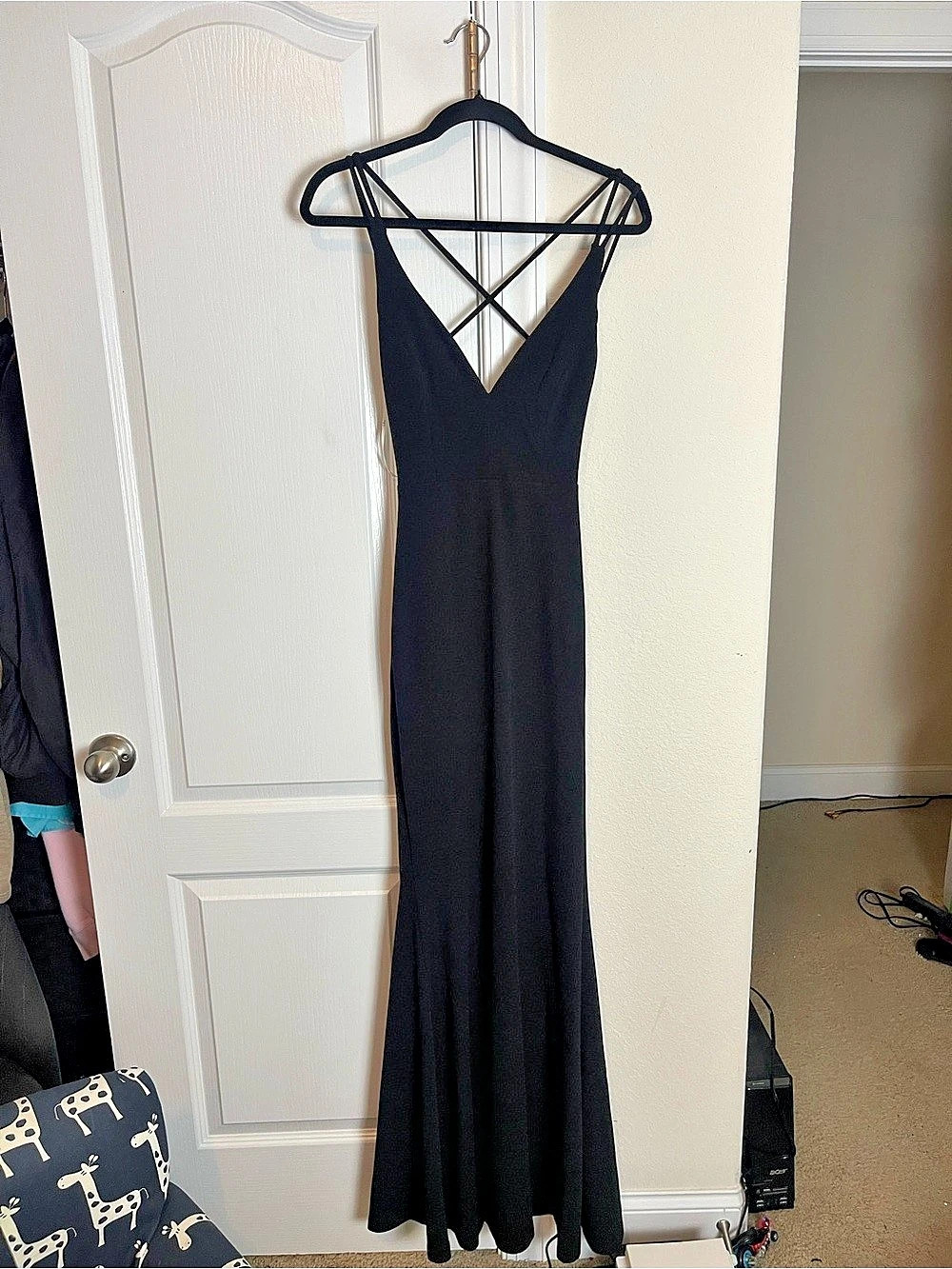 Lulu’s Black Maxi Dress Size XS Like New